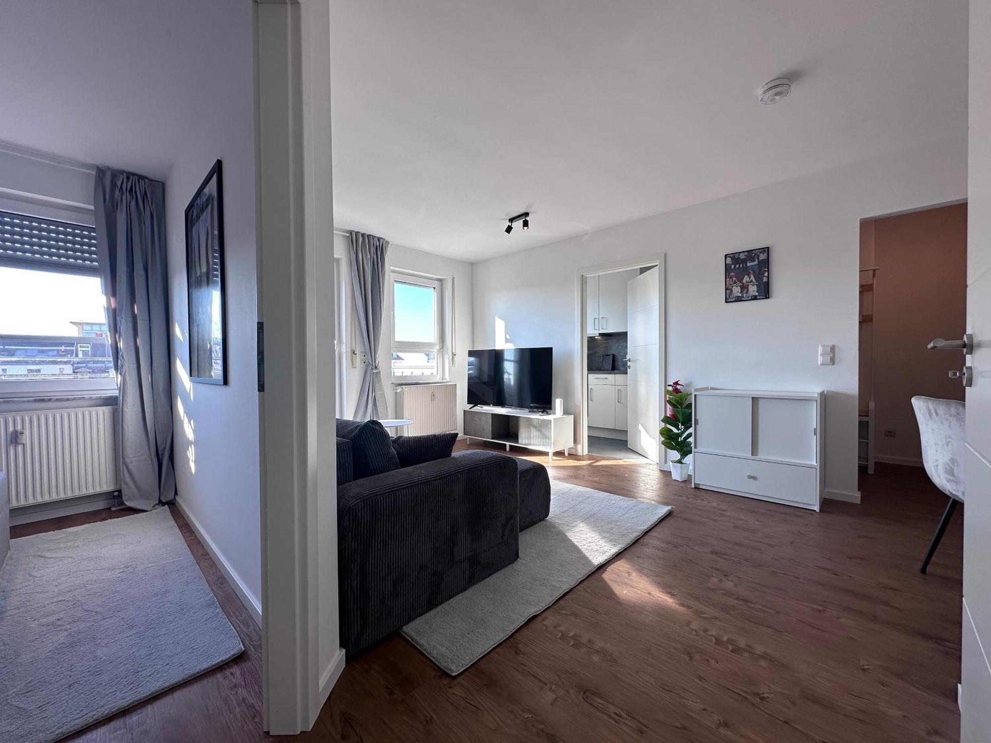 Apartment Flussblick Living Leipzig